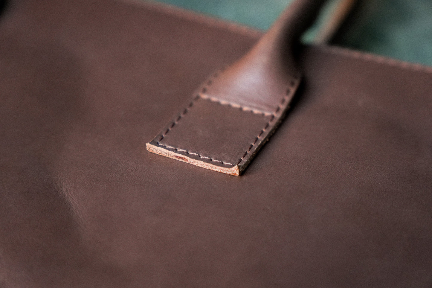 Leren Aktetas 'Abeni' - Cognac