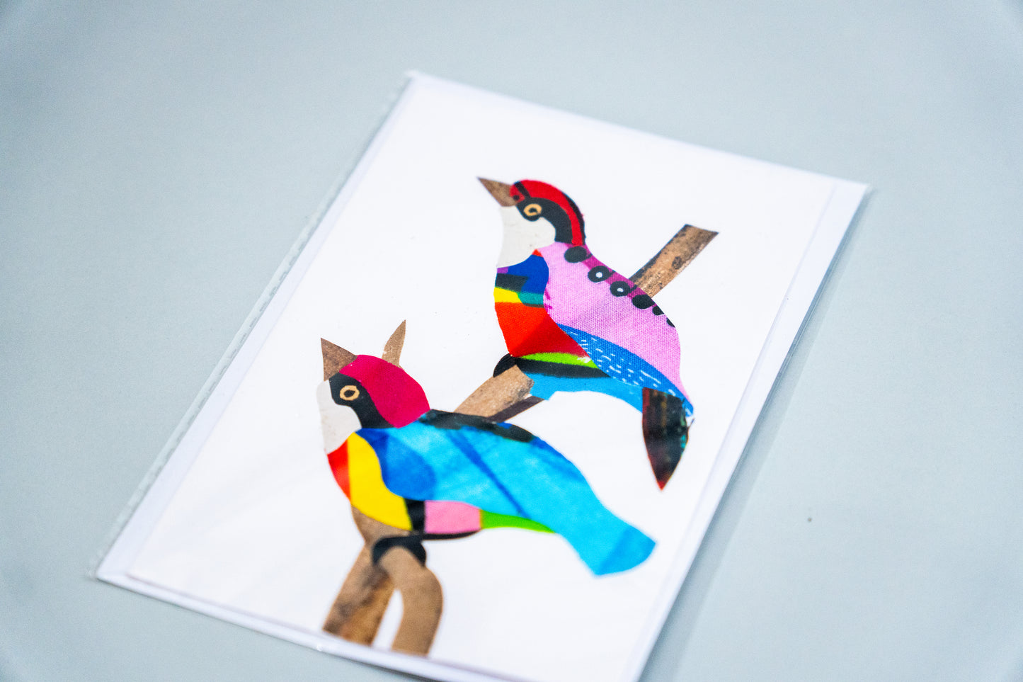 Set 10 handgemaakte kaarten