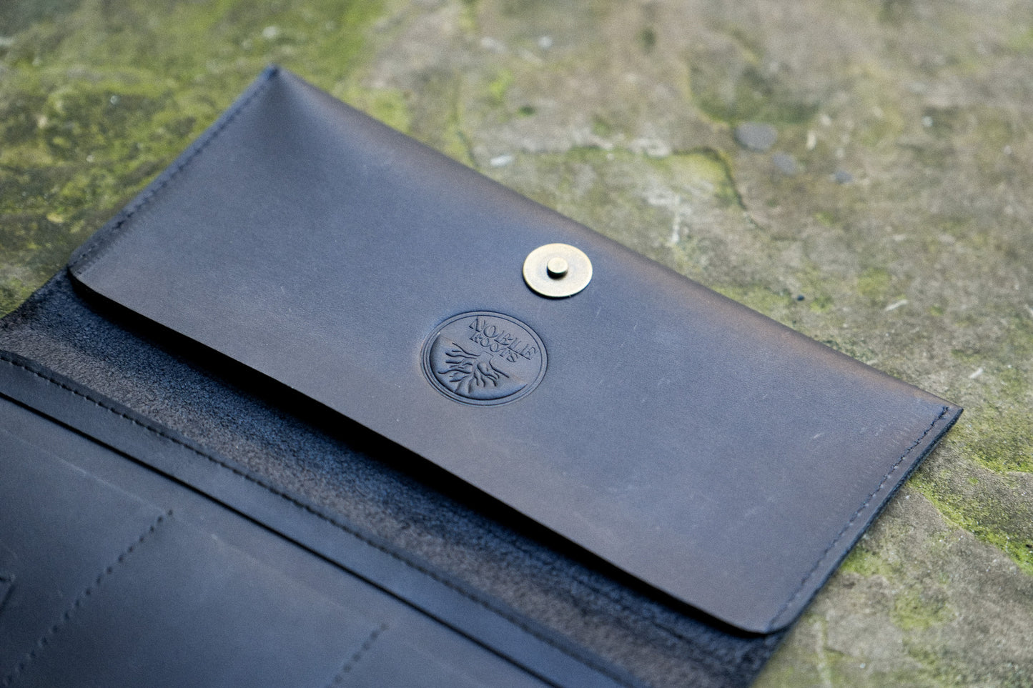Leather Wallet 'Nia' - Black