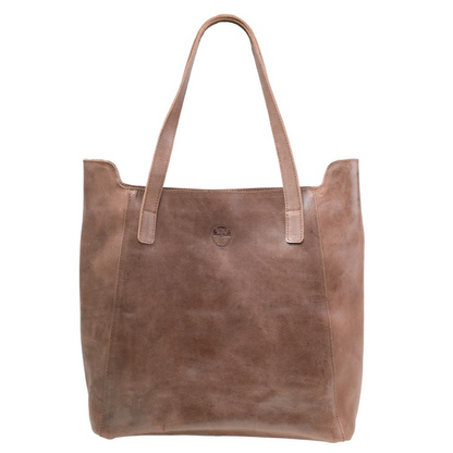 Leather Handbag 'Zembil' - Black