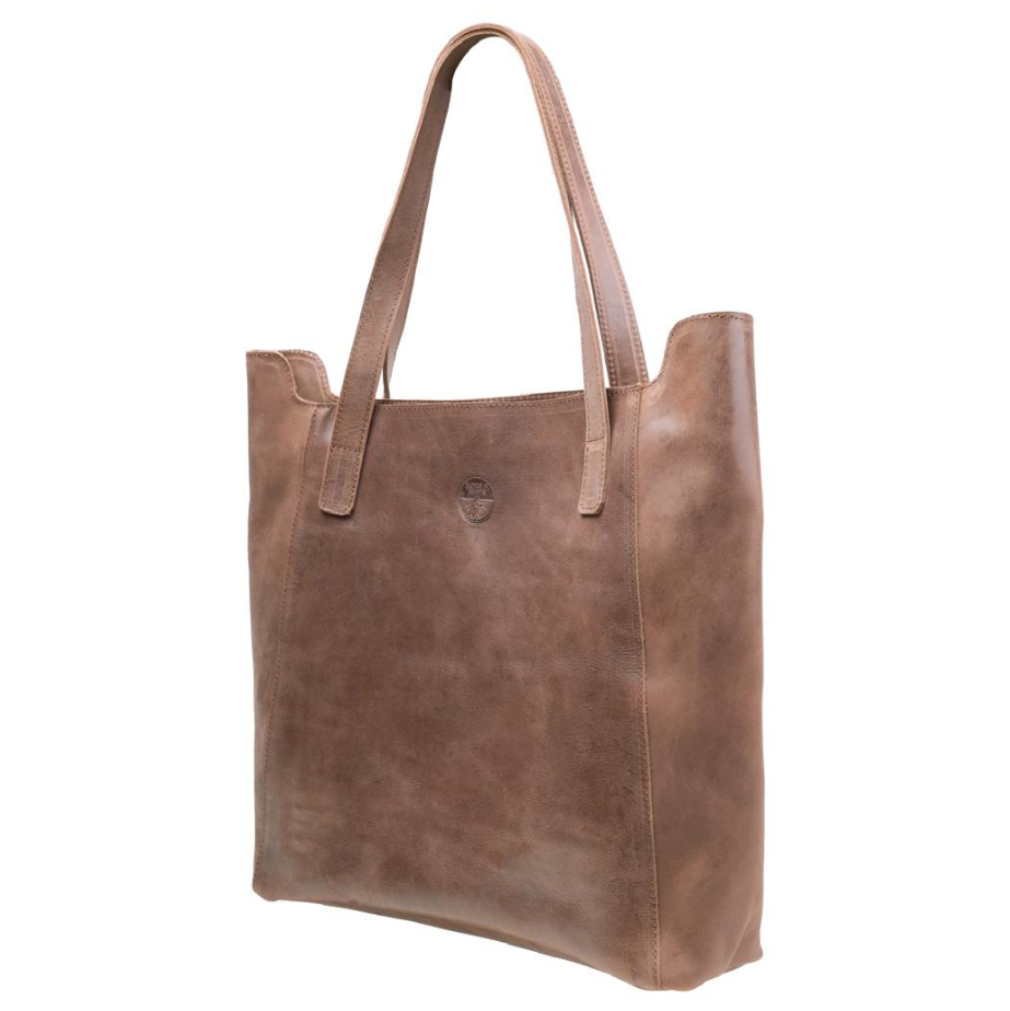 Leather Handbag 'Zembil' - Black
