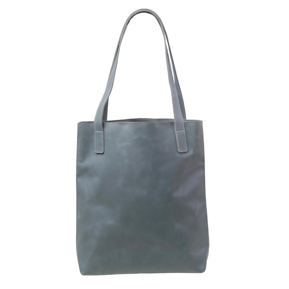 Leather Handbag Mekina black | brown