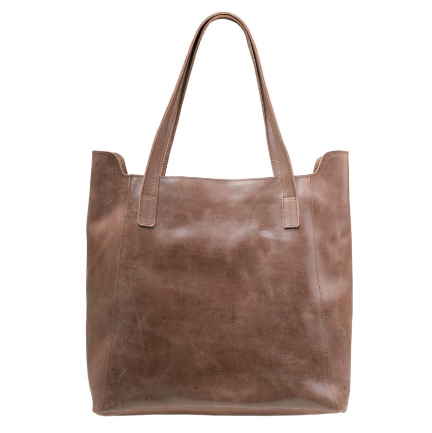Leather Handbag 'Zembil' - Black