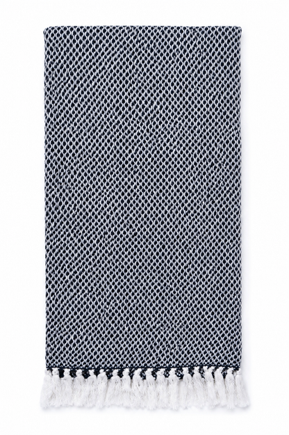 Katoenen Sjaal Maya zwart | bruin | roze | beige