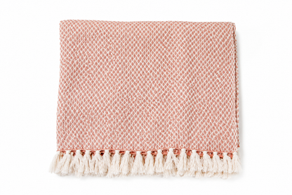 Katoenen Sjaal Maya zwart | bruin | roze | beige