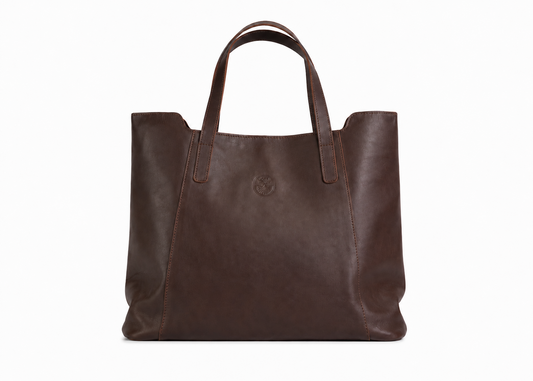 Leather Handbag 'Zembil' - Black