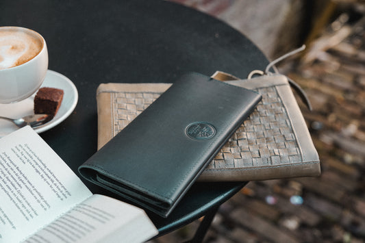 Leather Wallet 'Nia' - Black