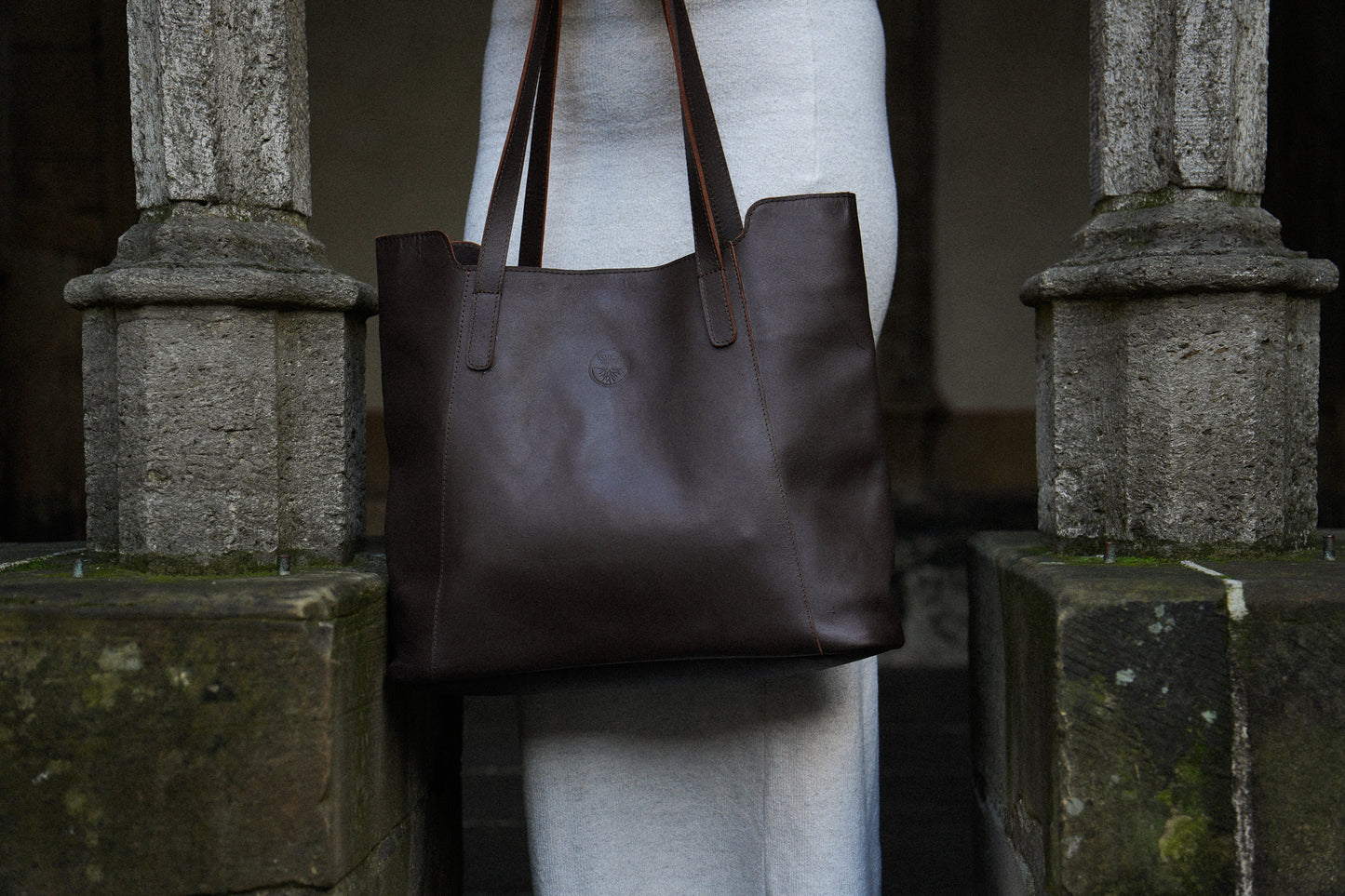 Leren Handtas Zembil bruin | zwart | camel