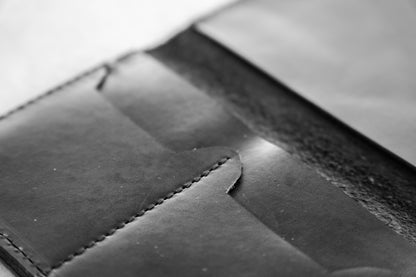 Leren Paspoorthouder zwart | bruin | groen