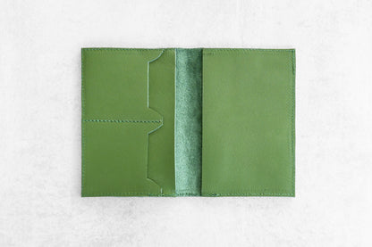 Leren Paspoorthouder zwart | bruin | groen