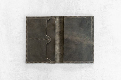 Leren Paspoorthouder zwart | bruin | groen