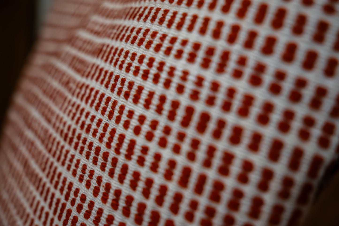 Katoenen Kussen Hali rood | beige | lichtgrijs