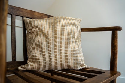 Katoenen Kussen Hali rood | beige | lichtgrijs