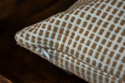 Katoenen Kussen Hali rood | beige | lichtgrijs