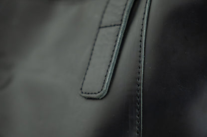 Leren Handtas Mekina zwart | bruin