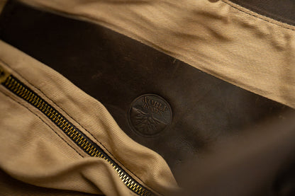 Leren Handtas Zembil bruin | zwart | camel