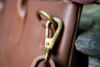 Leren Aktetas 'Abeni' - Cognac