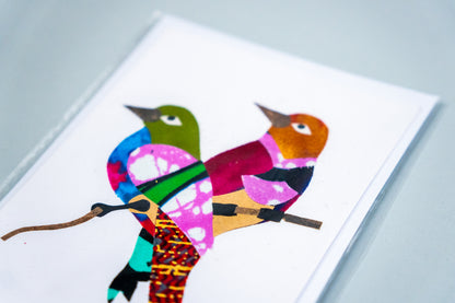 Set 10 handgemaakte kaarten