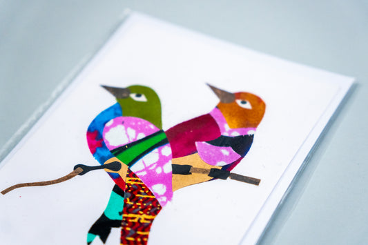 Set 10 handgemaakte kaarten