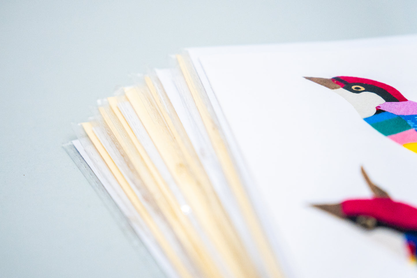 Set 10 handgemaakte kaarten