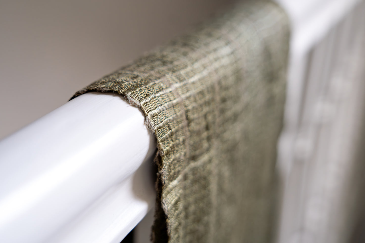 Zijden Sjaal Queen Saba crème | blauw | groen