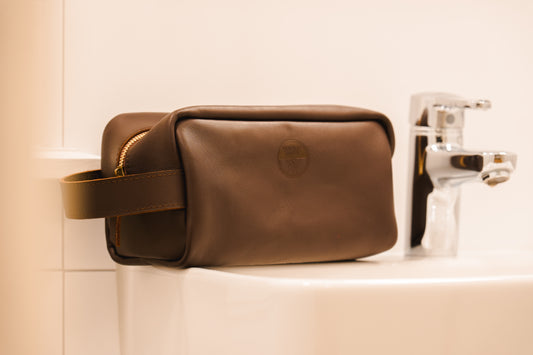 Leren Toilettas 'Hana'