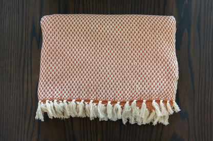 Katoenen Sjaal Maya zwart | bruin | roze | beige