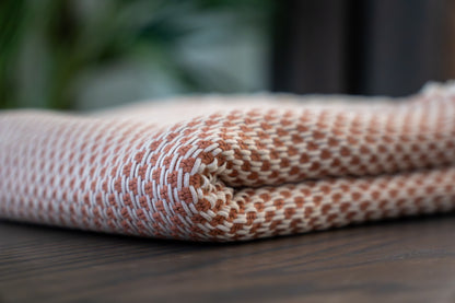 Katoenen Sjaal Maya zwart | bruin | roze | beige