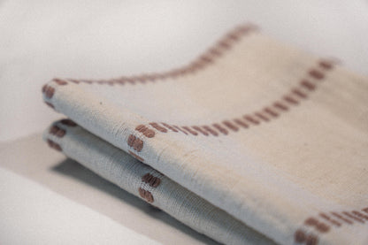 Katoenen handdoek Zuri blauw | roze | taupe | beige