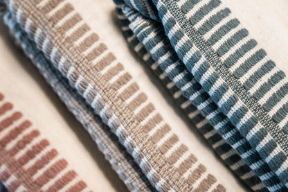 Katoenen handdoek Zuri blauw | roze | taupe | beige