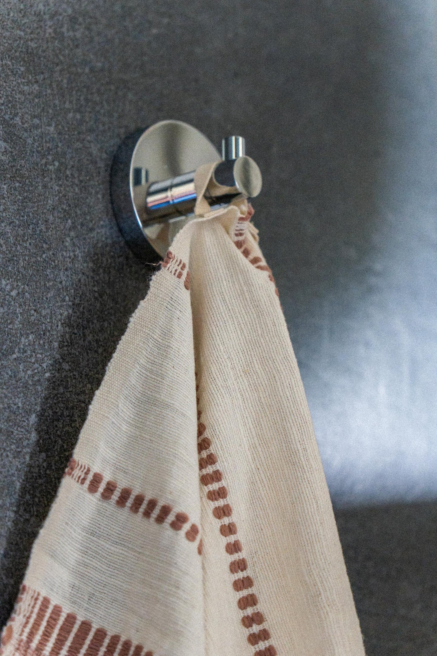 Katoenen handdoek Zuri blauw | roze | taupe | beige