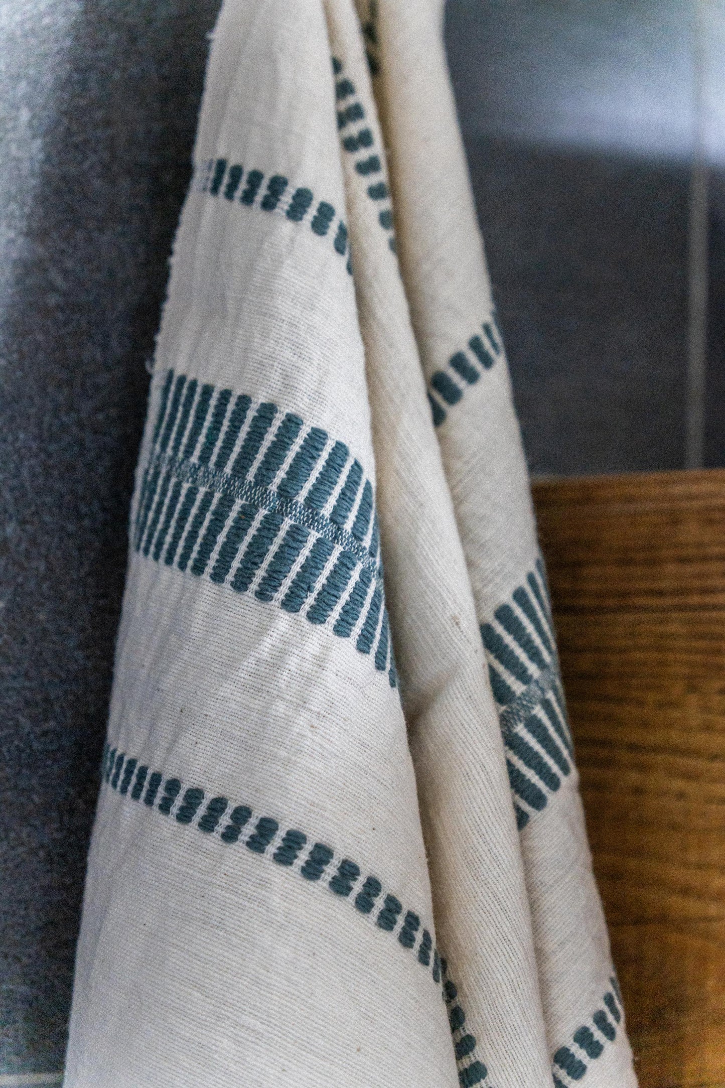 Katoenen handdoek Zuri blauw | roze | taupe | beige