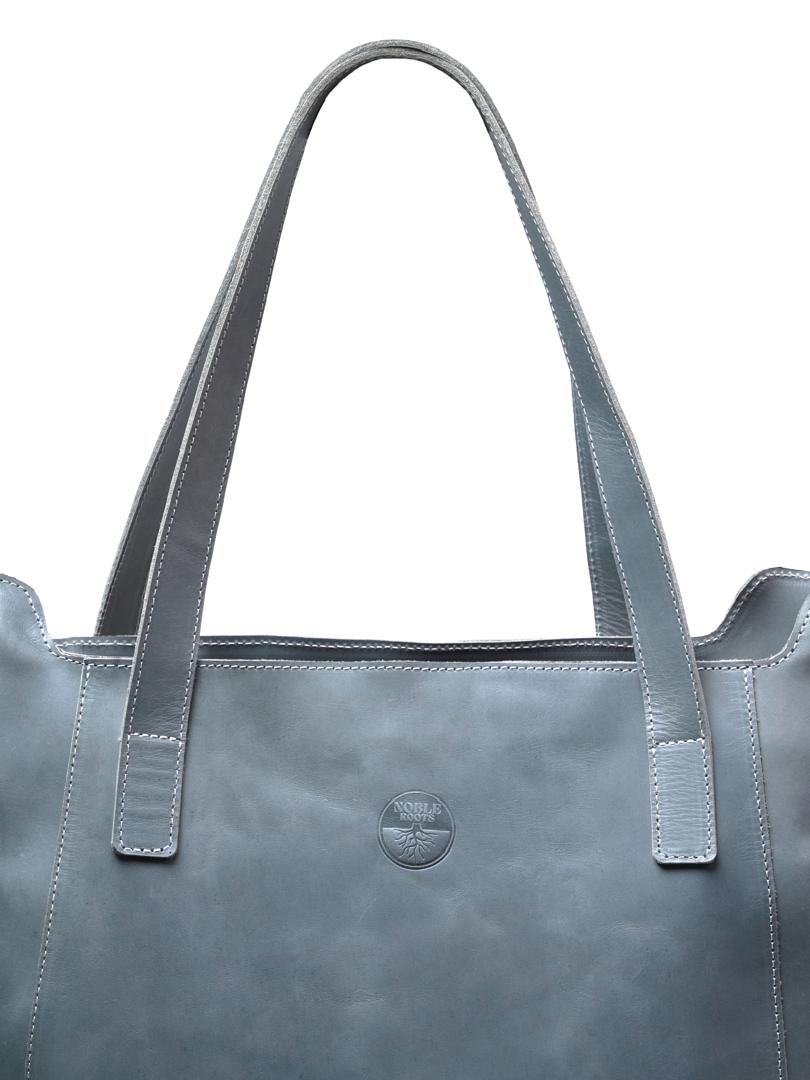 Leather Handbag 'Zembil' - Black