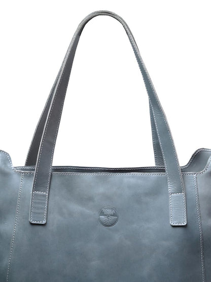 Leather Handbag 'Zembil' - Black