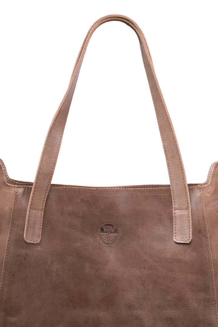 Leather Handbag 'Zembil' - Black