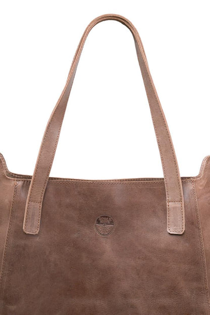 Leather Handbag 'Zembil' - Black